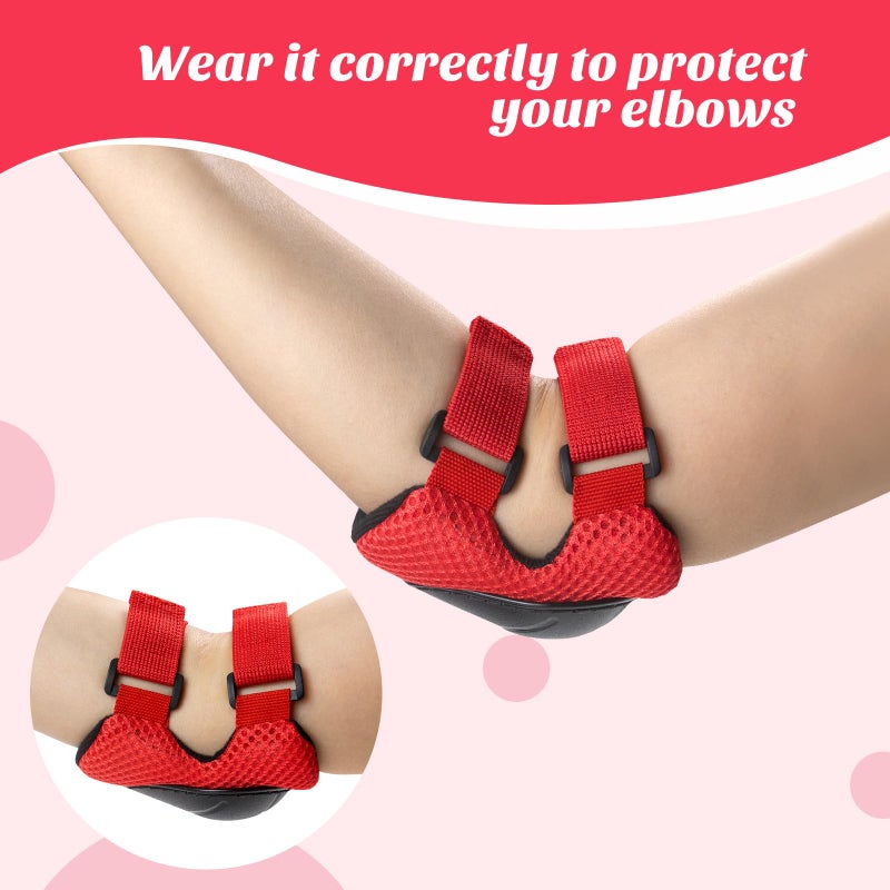 CKE Knee Pads for Kids Kneepads and Elbow Pads Toddler Protective Gear Set Kids Elbow Pads and Knee Pads for Girls Boys with Wrist Guards 3 in 1 for Skating Cycling Bike Rollerblading Scooter - Image 4